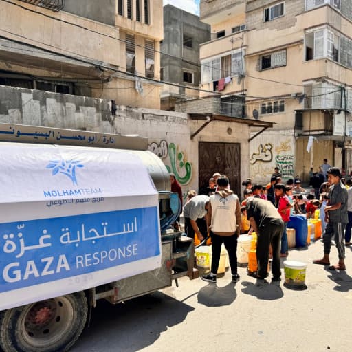 Water for our people in Gaza!