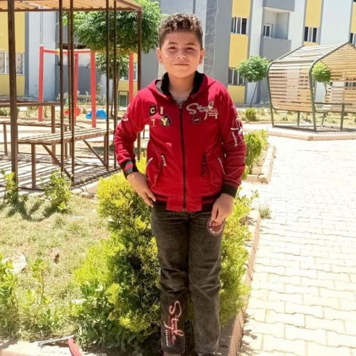Khaled is an orphan child from Aleppo